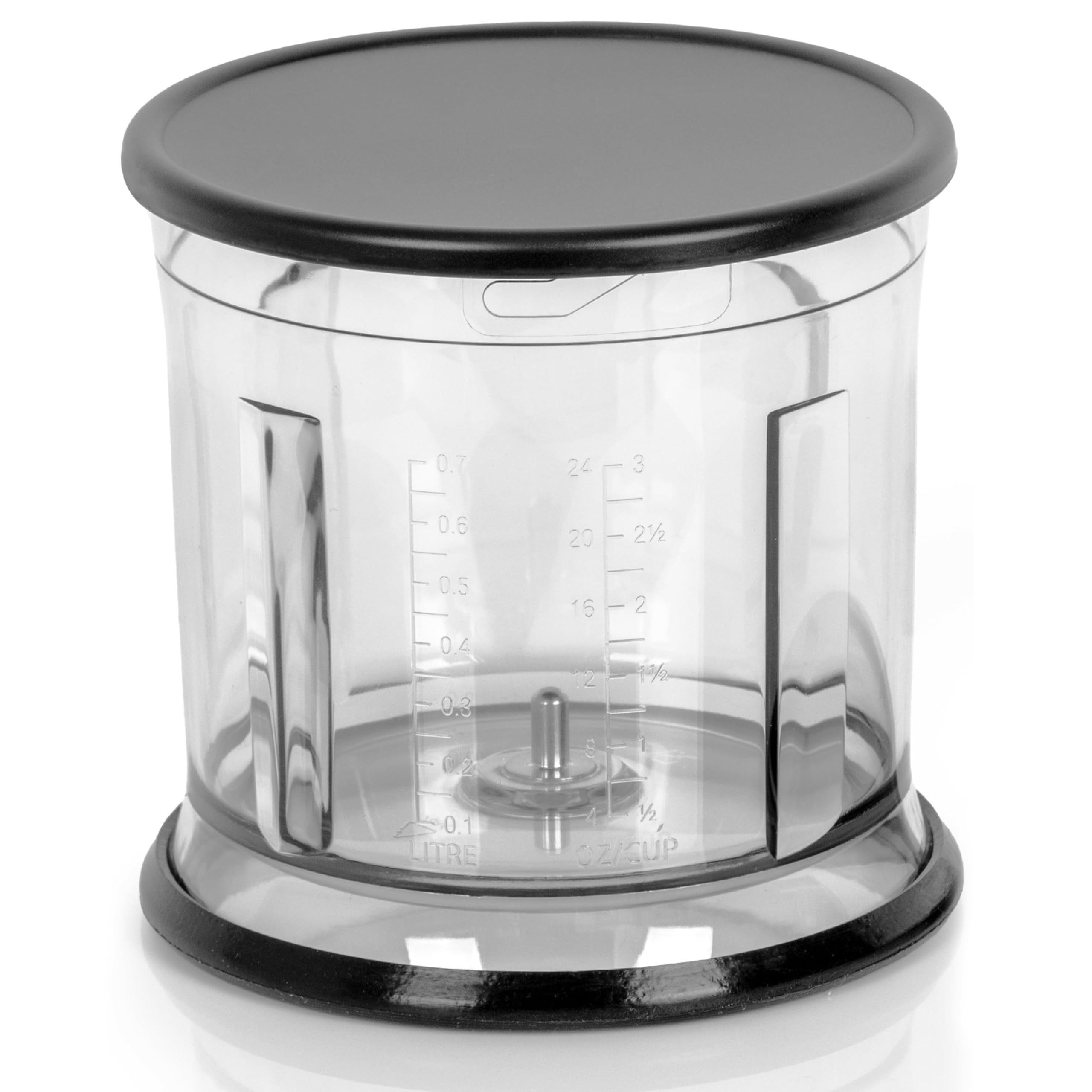 Duronic CHA57B Blender Bowl Accessory with Lid for Duronic Electric Mini Food Chopper CH57 Black - 700ml Chopping Capacity Compact and Lightweight