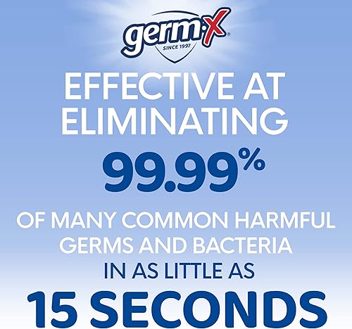 Miniatura 3 de Germ-x Nourish - Desinfectante de manos, fórmula hidratante y desinfectante 2 en 1 con manteca de karité, vitamina E y aloe, no grasoso, aroma