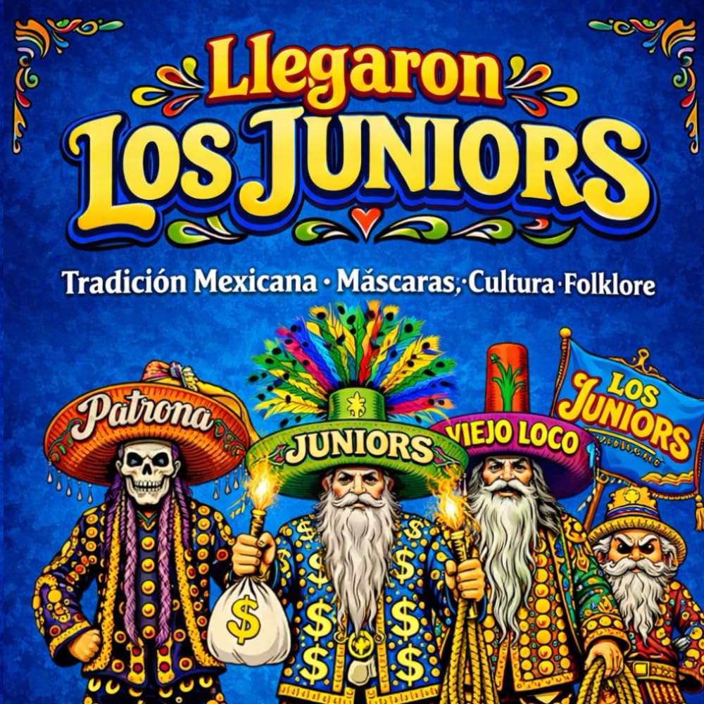 Los Juniors: Personajes con máscaras y trajes de la danza tradicional mexicana | Cultura, arte y tradición para niños, jóvenes y adultos
