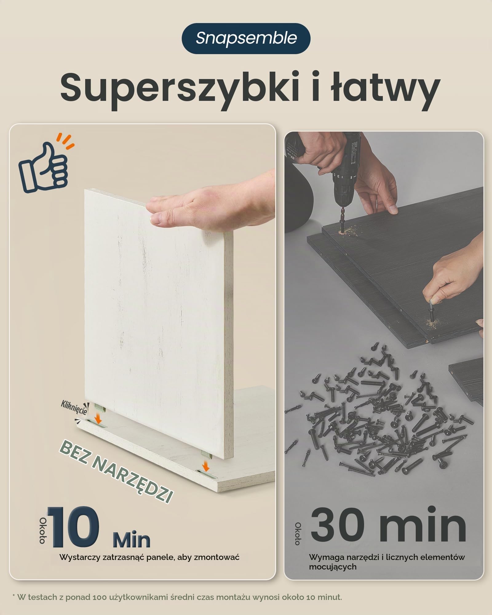 SONGMICS HOME Szafka na Kuwetę dla Kota, Łatwy Montaż bez Narzędzi