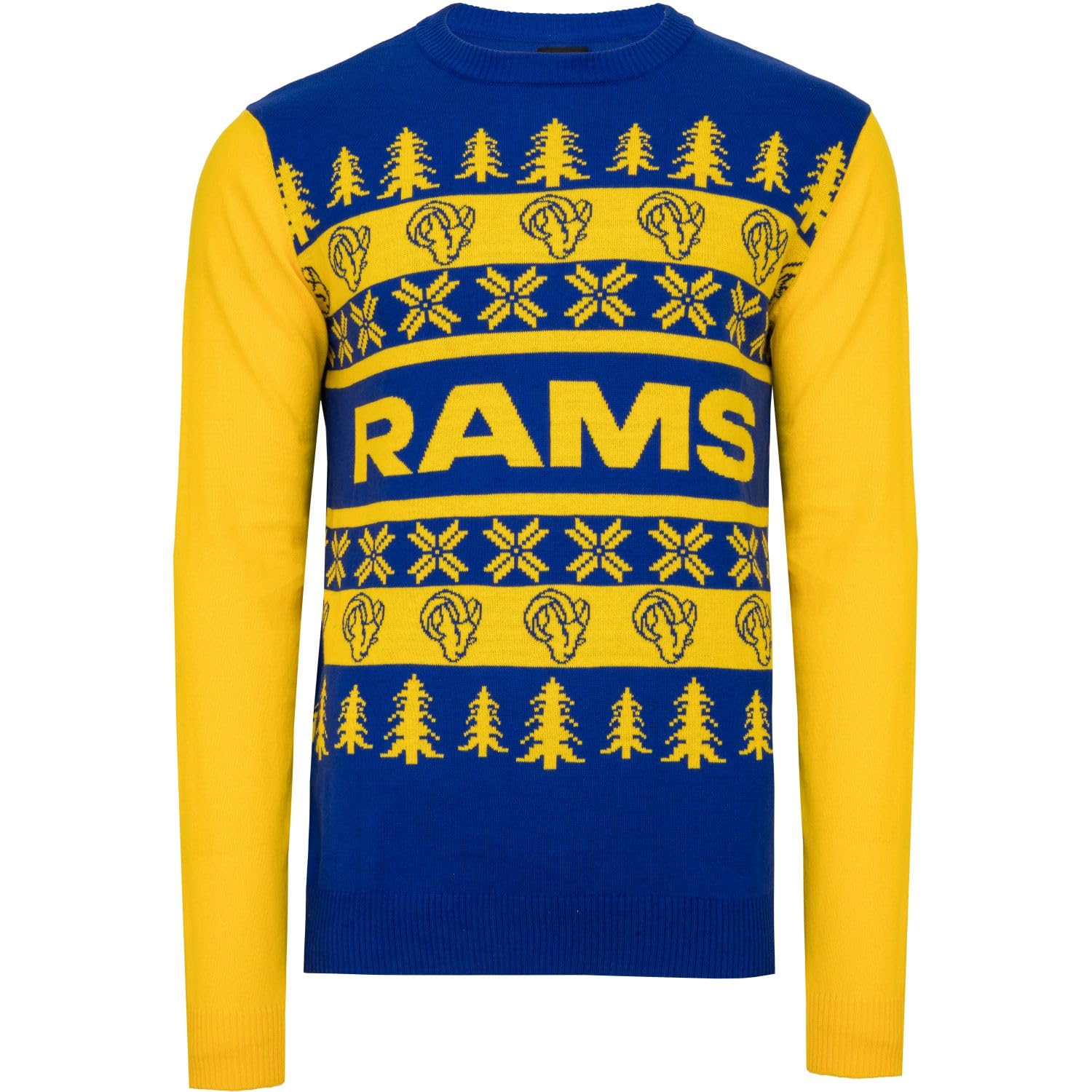FOCO NFL Ugly Sweater XMAS Knit Pullover - Los Angeles Rams - XL — image 1
