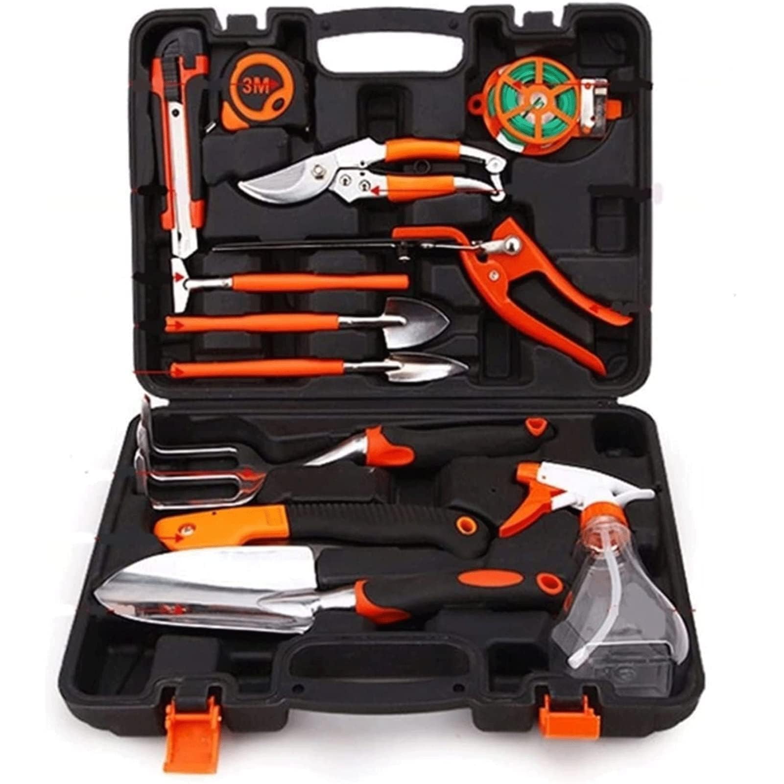 Kit Jardinage Acier Haute Teneur Carbone, Poignée Ergo Antidérapante