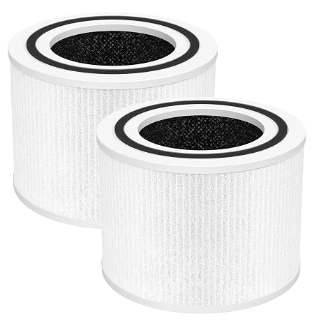 Core P350 HEPA Filter for LEVOIT Core P350 Core 300 Core 300S Air Purifier, 3-in-1 HEPA and Activated Carbon Filter with ARC Formula, Replace Part #Core P350-RF, 2 Pack