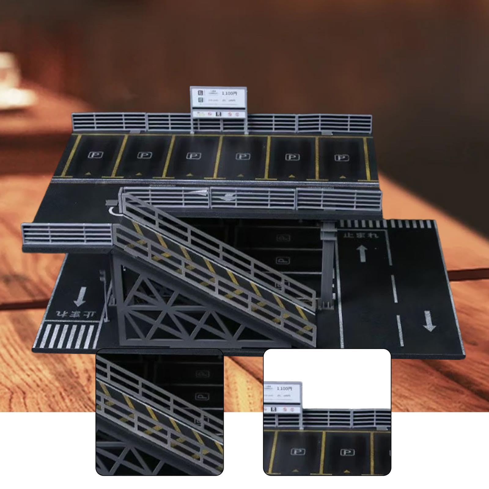 Amazon.co.jp: Dickly 【2025新登場】 1/64スケール 駐車場ジオラマ