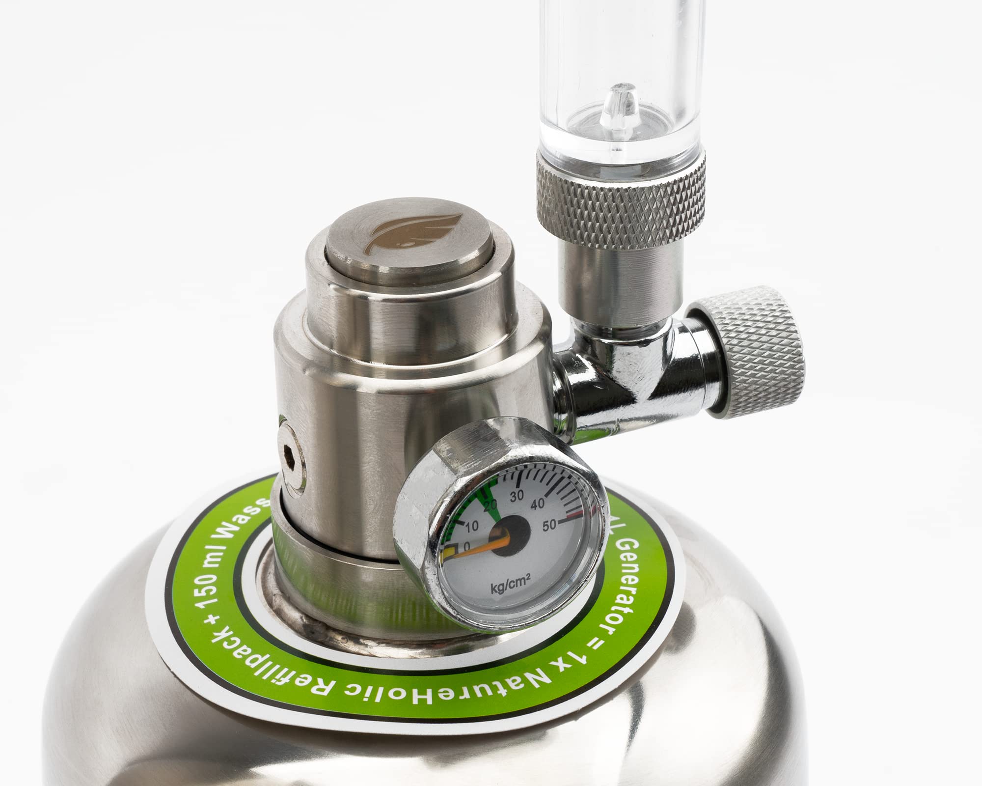 NatureHolic - Generador de CO2 I Nueva planta de CO2 I Bien ajustable y ajustable I Basado en ácido cítrico I Fácil de rellenar I 1 litro