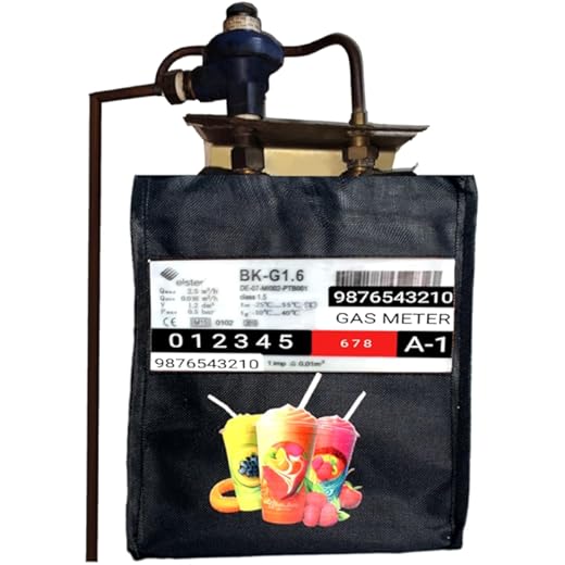 Milkshake Gas Meter Cover - White