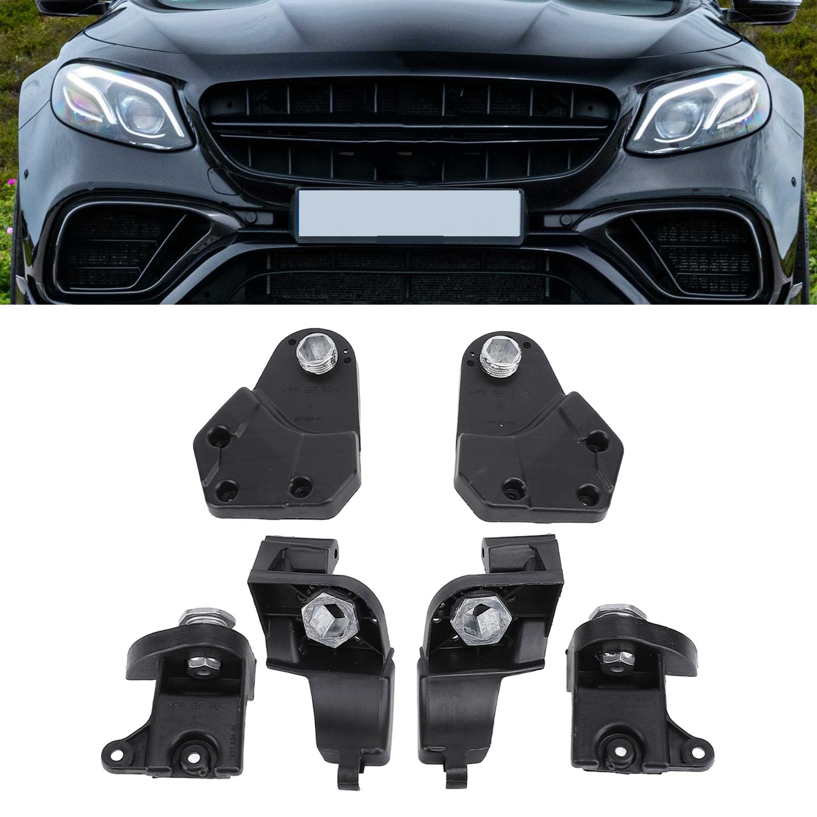 Zestaw naprawczy obudowy reflektora Premium ABS trwały lewy prawy zestaw wymienny wspornika reflektora dla klasy E W213 2016 2017 2018 2019 22 sztuk