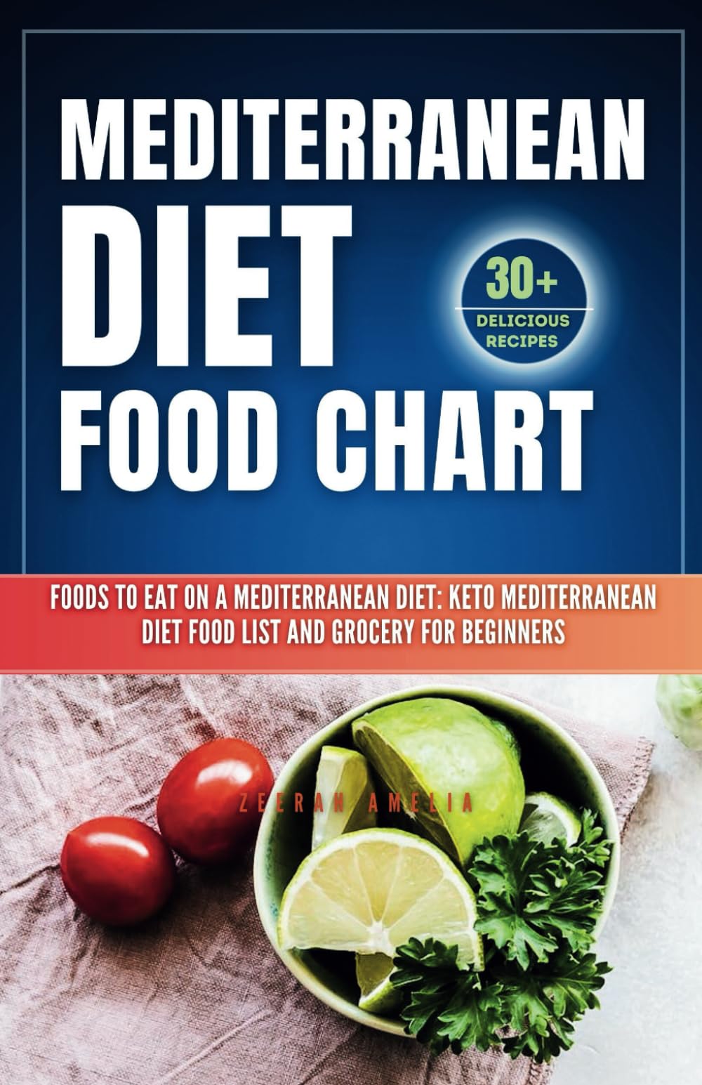 Mediterranean Diet Food Chart: Foods to Eat on a Mediterranean Diet: Keto Mediterranean Diet Food List and Grocery for Beginners: Easy Flavorful ...