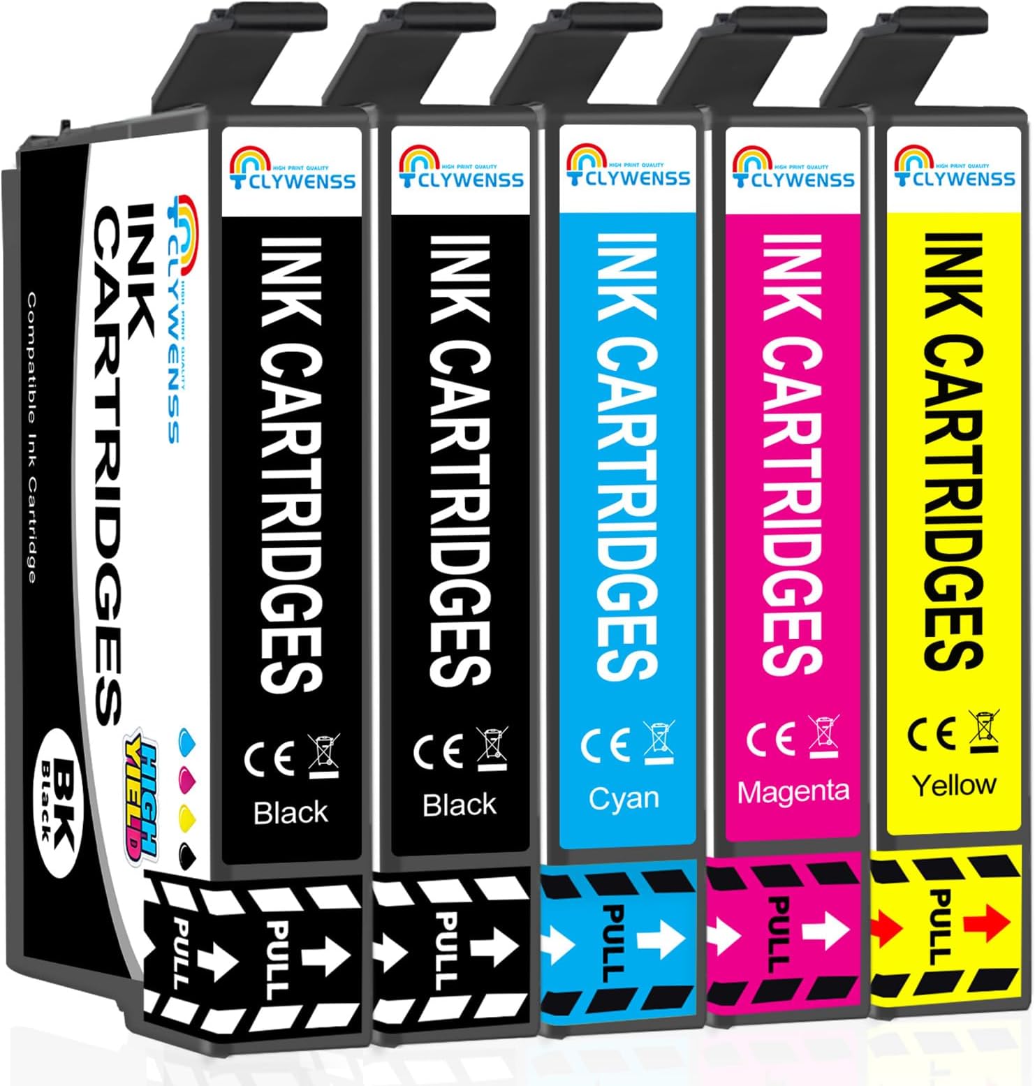 Compatible 405XL Ink Cartridges Replacement for Epson 405 XL Multipack for WorkForce Pro WF-4820 WF-3820 WF-7310 WF-7830 WF-7835 WF-7840 WF-4830 WF4820 WF3820 WF7310 WF7830 Printer, 5-Pack