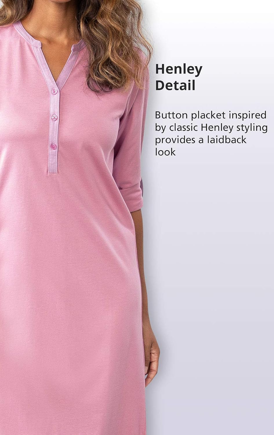 PajamaGram Long Flannel Nightgown - Women Nightgown, Plaid - Image 4