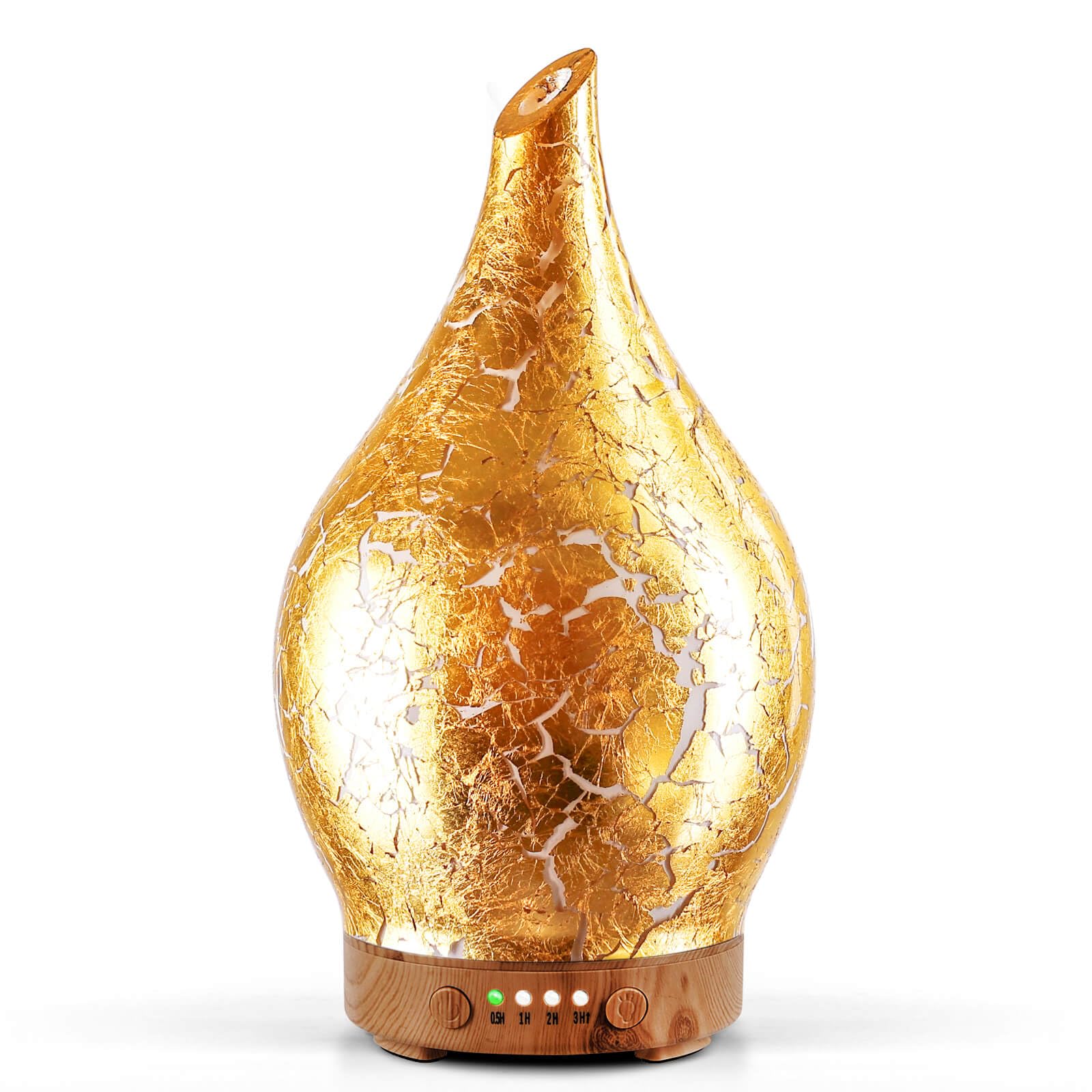 Porseme 280ml Essential Oil Diffuser Glass Color Changing Aroma Air Diffusers Aromatherapy Ultrasonic Cool Mist Humidifier 7 Running Hours Waterless Auto-Off for Sleeping, Yoga, Office, Spa (Desert) — view 44