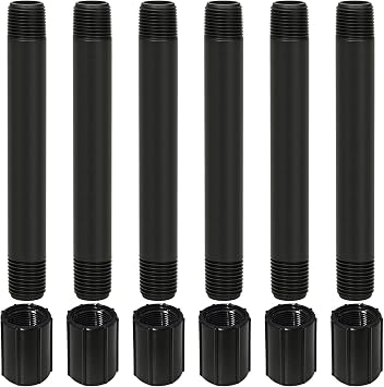 12 Pcs 1/2 Inch NPT Sprinkler Pipe Riser Extensions Fitting