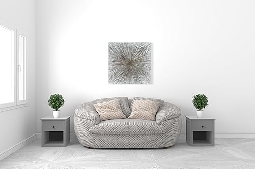 Miniatura 4 de Yihui Arts Arte abstracto para pared, pintura cuadrada pintada a mano para oficina, pasillo, decoración de chimenea con impresionantes ilustraciones