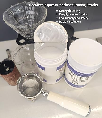 Miniatura 2 de Polvo de limpieza para máquina de café espresso, 24 onzas, 23.99 oz, ideal para enjuague, elimina aceites y residuos, inodoro, mejora el sabor del