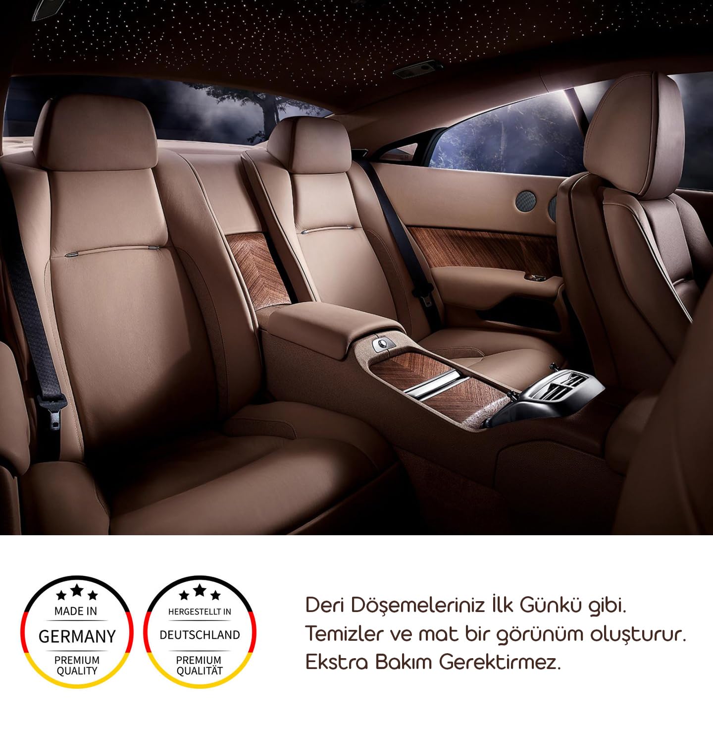 Mole Deri Döşeme Temizleyici 500ml (Mat Görünüm) Leather Cleaner (Matte Look)