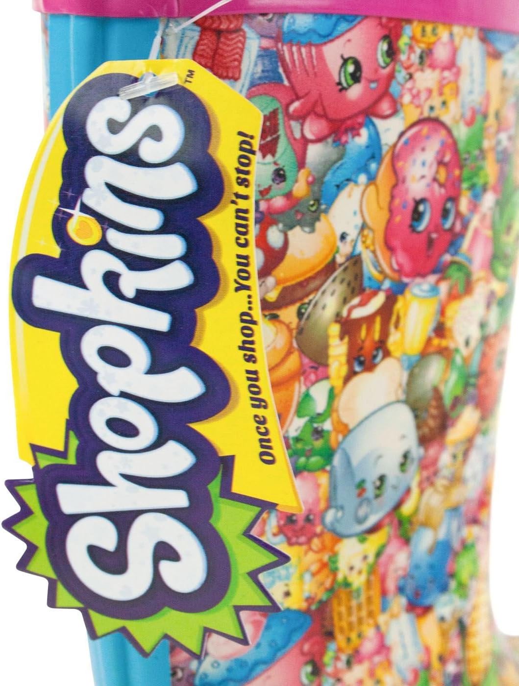 Shopkins Characters Girls Multi Cartoon Print Storm Boots | Shopkins Merch - 6 UK Child