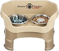 Vista 63 de Neater Pet Brands Neater Feeder Deluxe Cuencos para Perros Elevad os a Prueba de Derrames para Perros Pequeños Menos de 19 lbs, Fabricado en EE.UU.