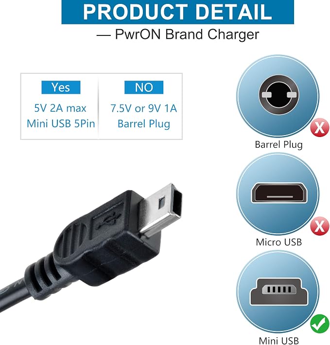 Suministro de energía DC 5V 2A USB Mini para Leapfrog Kids Tablet miniatura 2