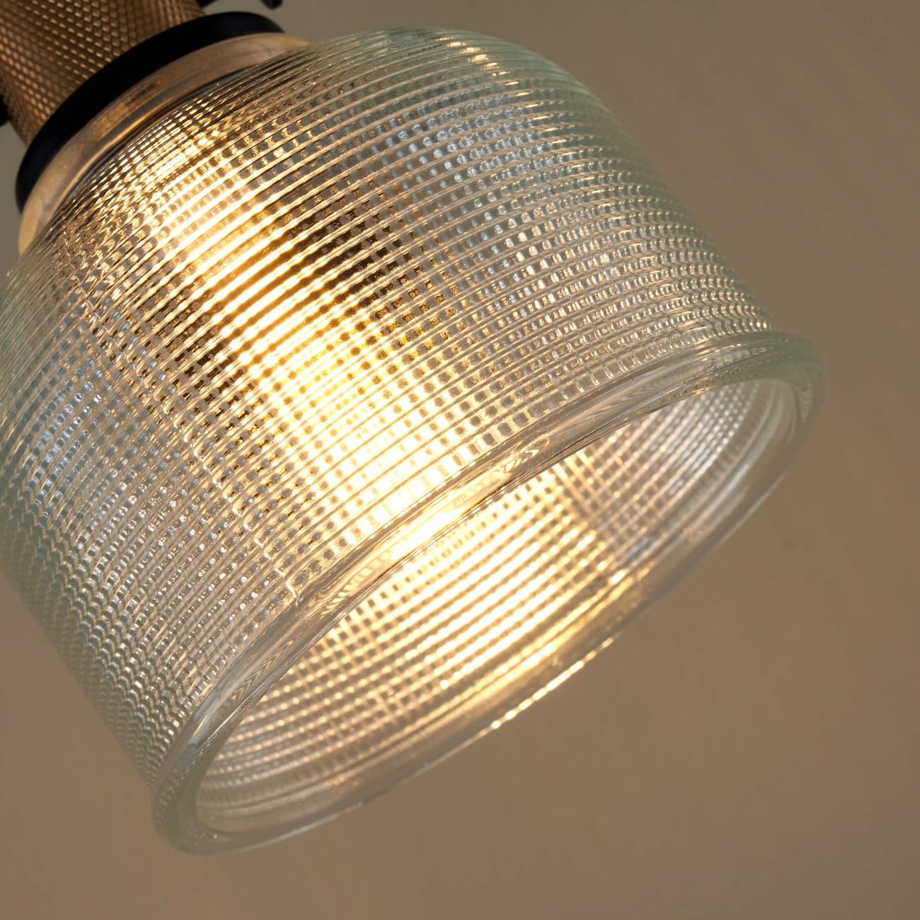 Suspension Vela verre transparent cloche E27