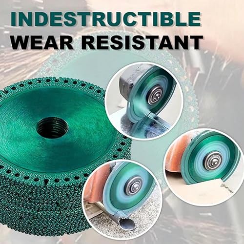 Miniatura 2 de Disco indestructible para molinillo  5 discos de corte de vidrio de 78 pulgadas y 58 pulgadas, sierra de vidrio de 4 pulgadas, hoja de sierra