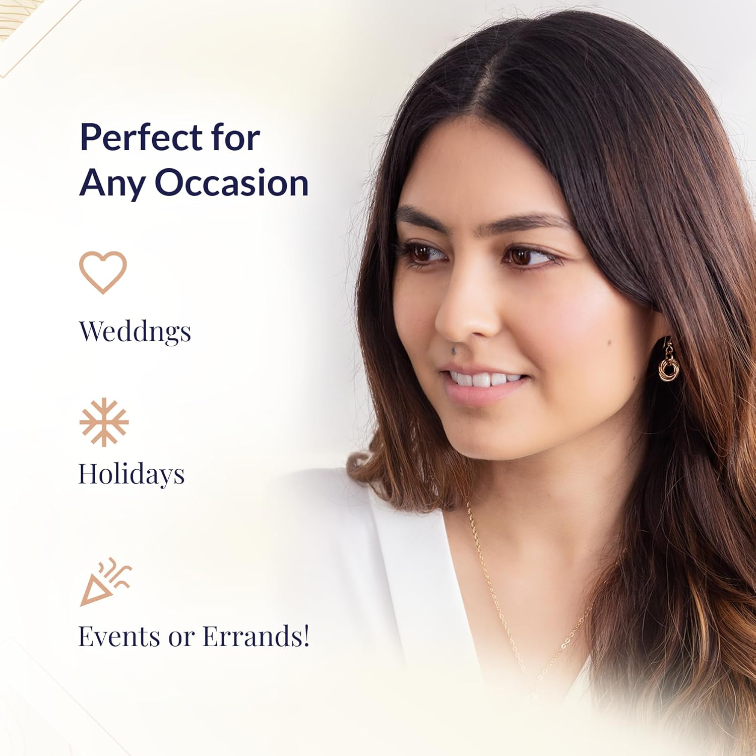 Dainty 14K Yellow and Pink Rose Gold-Filled Classic Love Knot Small Circle Dangle Women's Earrings