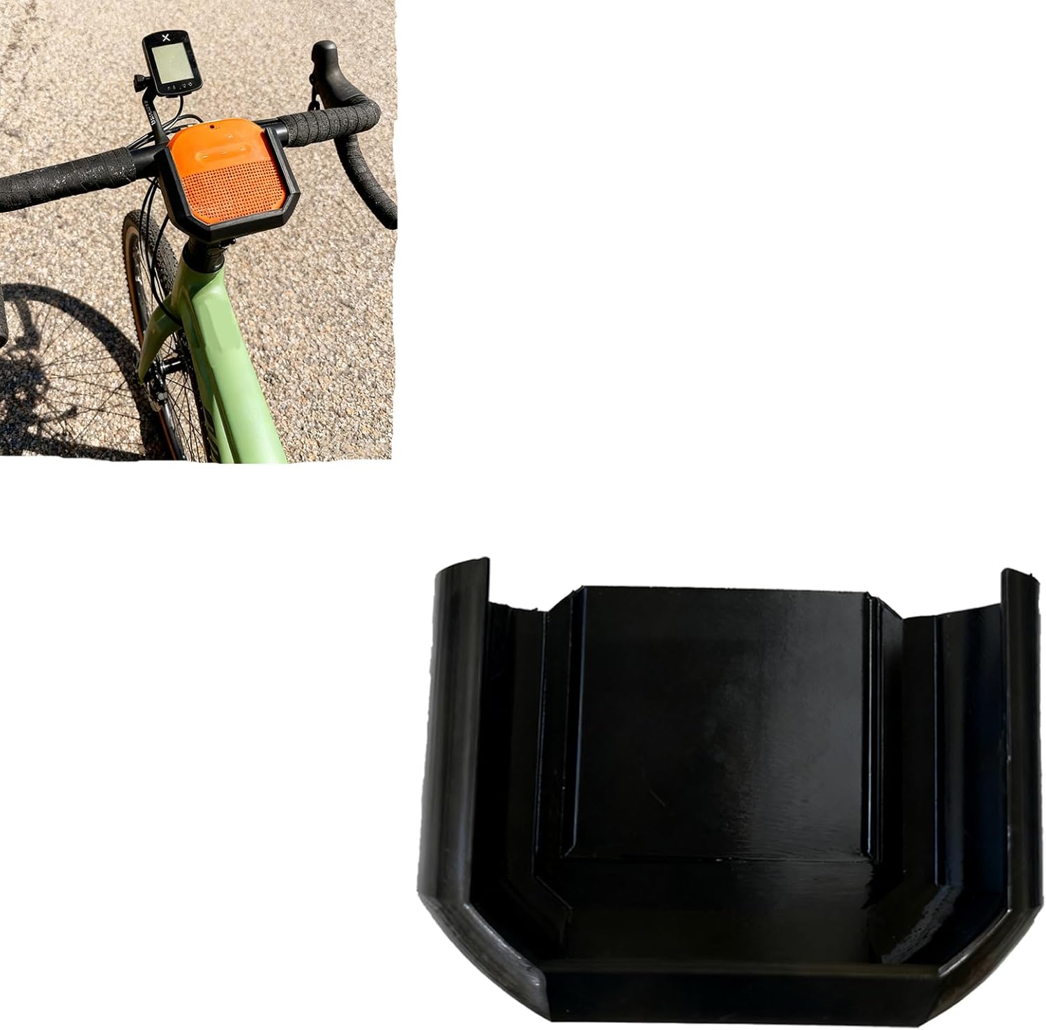 Bike Speaker Mount Compatible with Bose Micro, Universal Handlebar & Stem Holder with Secure Hose Clamp, Vibration-Resistant Design for Secure & Rattle-Free Rides