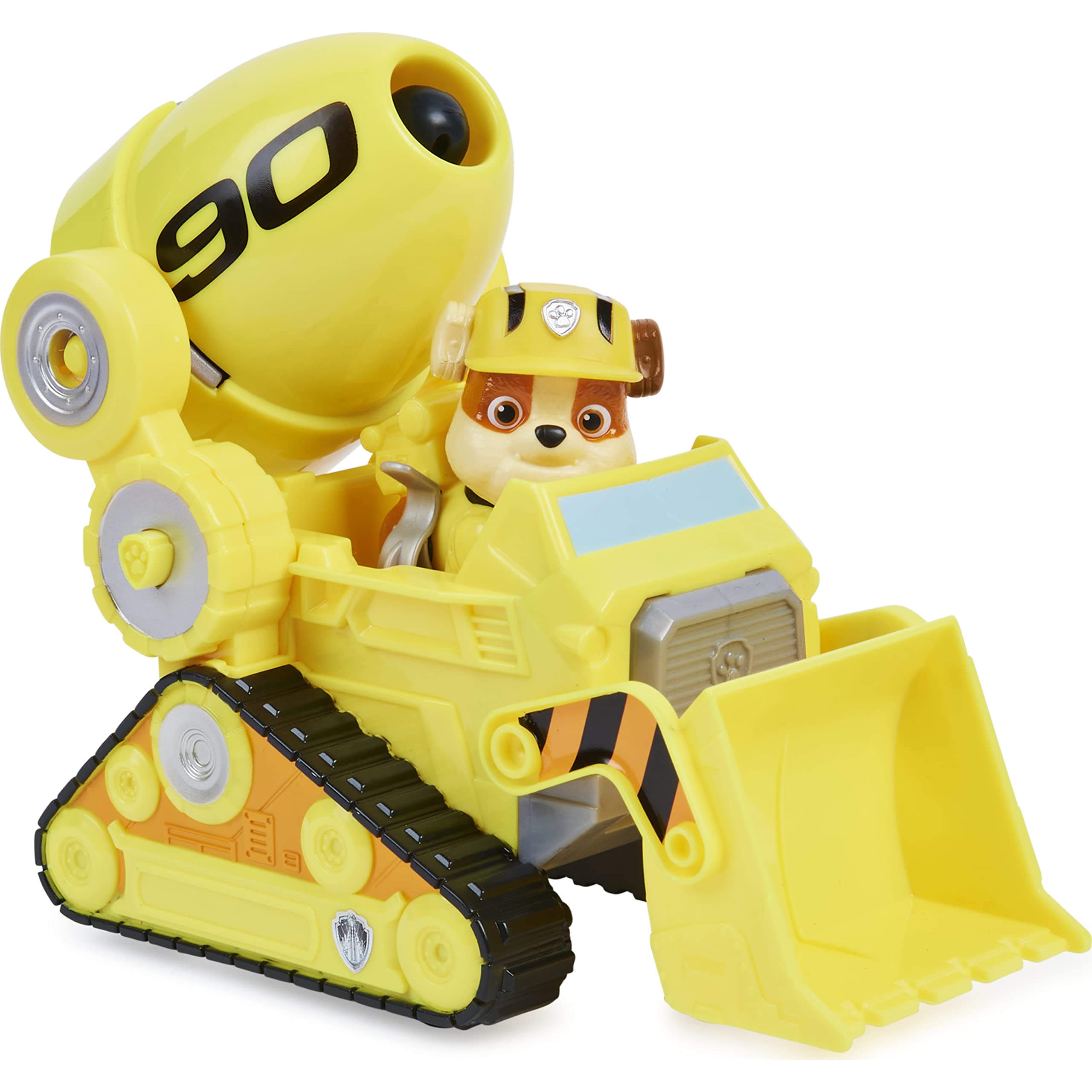 PAW Patrol, Rubble’s Deluxe Movie Transforming Toy Car with Collectible