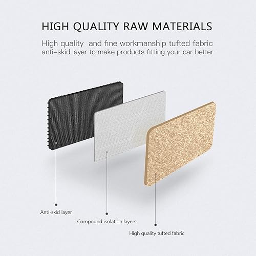 Miniatura 9 de FREEMOTOR802 Compatible con Honda Civic 2016-2021 4 puertas Sedan y Hatchback alfombra de piso Hatchback, ajuste de fábrica, alfombrillas delanteras