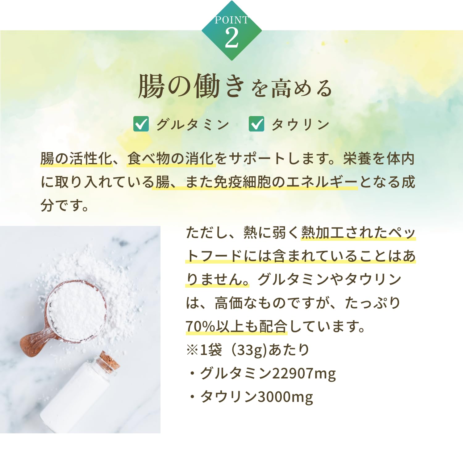 Amazon | 獣医師開発 IYONE おなか元気 犬猫用サプリ 2袋 グルタミン