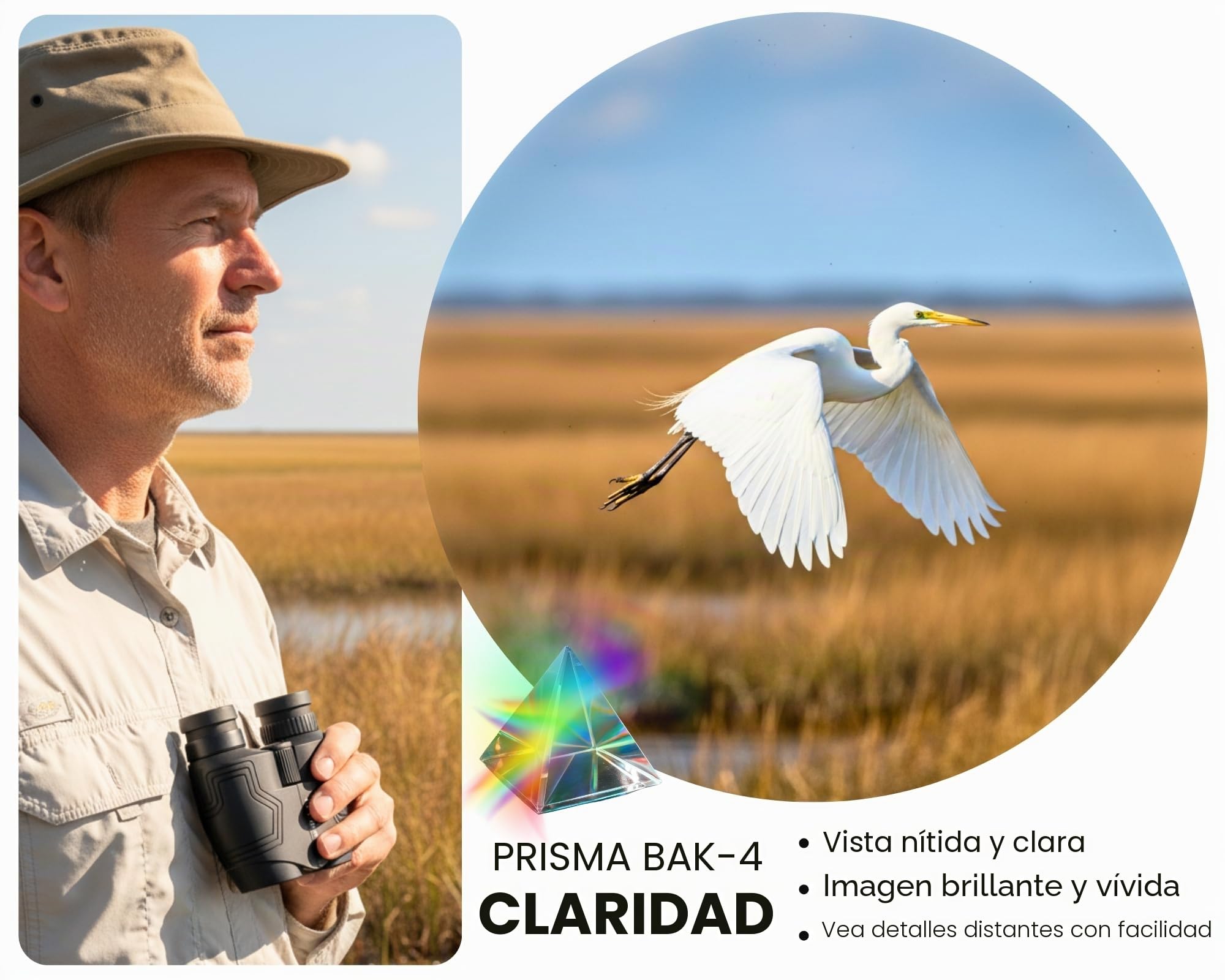 Hontry Prismaticos para Adultos y Niños, Compacto Prismáticos 12x25 para Observación de Aves, Teatro y Conciertos, Safari y Viajes | Enfoque fácil, enfoque cercano, visión constante, observación de aves, crucero, eventos deportivos, viajes por carretera