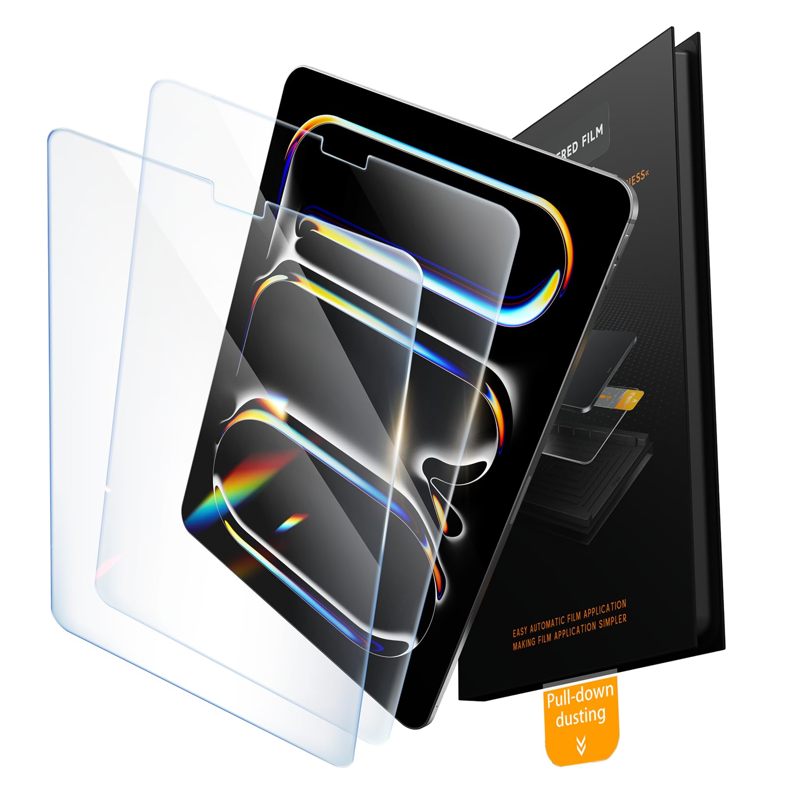 JKSML 2-Pack Screen Protector for iPad Air 4/5 Gen iPad Pro 11" 4/3/2/1