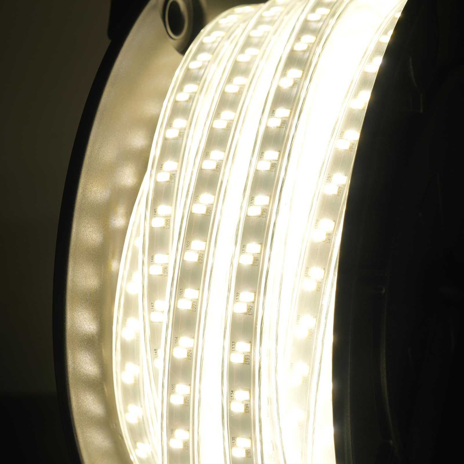 Shine Decor LED Arbeitsleuchte 25m 350W 42500lm IP65 Wasserfest Ausziehbar auf 50m Neutralweiß 4000K