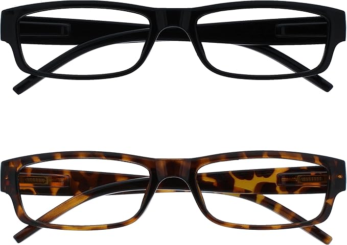 OPULIZE ACE Classic Reading Glasses For Woen En, Scratch Resistant, Narrow Frae With Spring - View #5