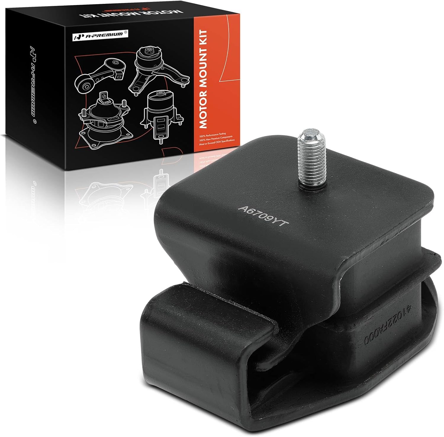 A-Premium Front Left or Right Engine Motor Mount Compatible with Subaru Outback 2000-2004, Forester 2003 2009-2018, Impreza, Crosstrek, Legacy, Baja, WRX, XV Crosstrek & Saab 9-2X