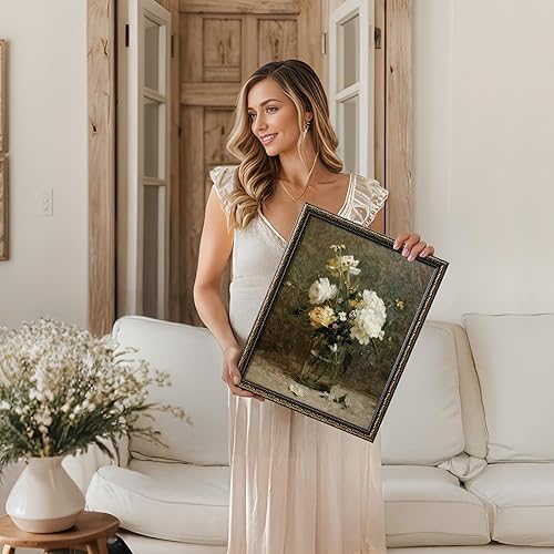 Miniatura 9 de TWING Portarretratos de 11 x 14 pulgadas, para fotos de 8 x 10 pulgadas con paspartú o de 11 x 14 pulgadas sin paspartú, marcos de fotos vintage