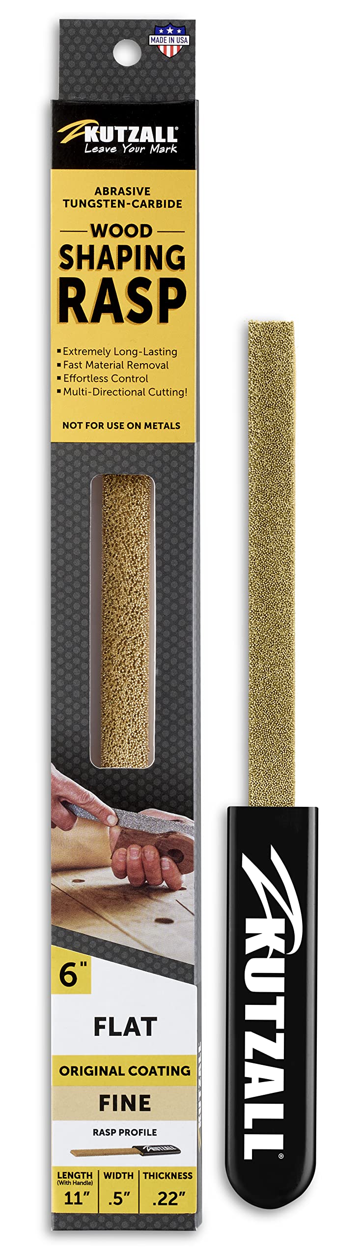 Kutzall 8" Warding Hand Rasp - Fine Grit -16 Kutzall 8" Warding Hand Rasp - Fine Grit -16