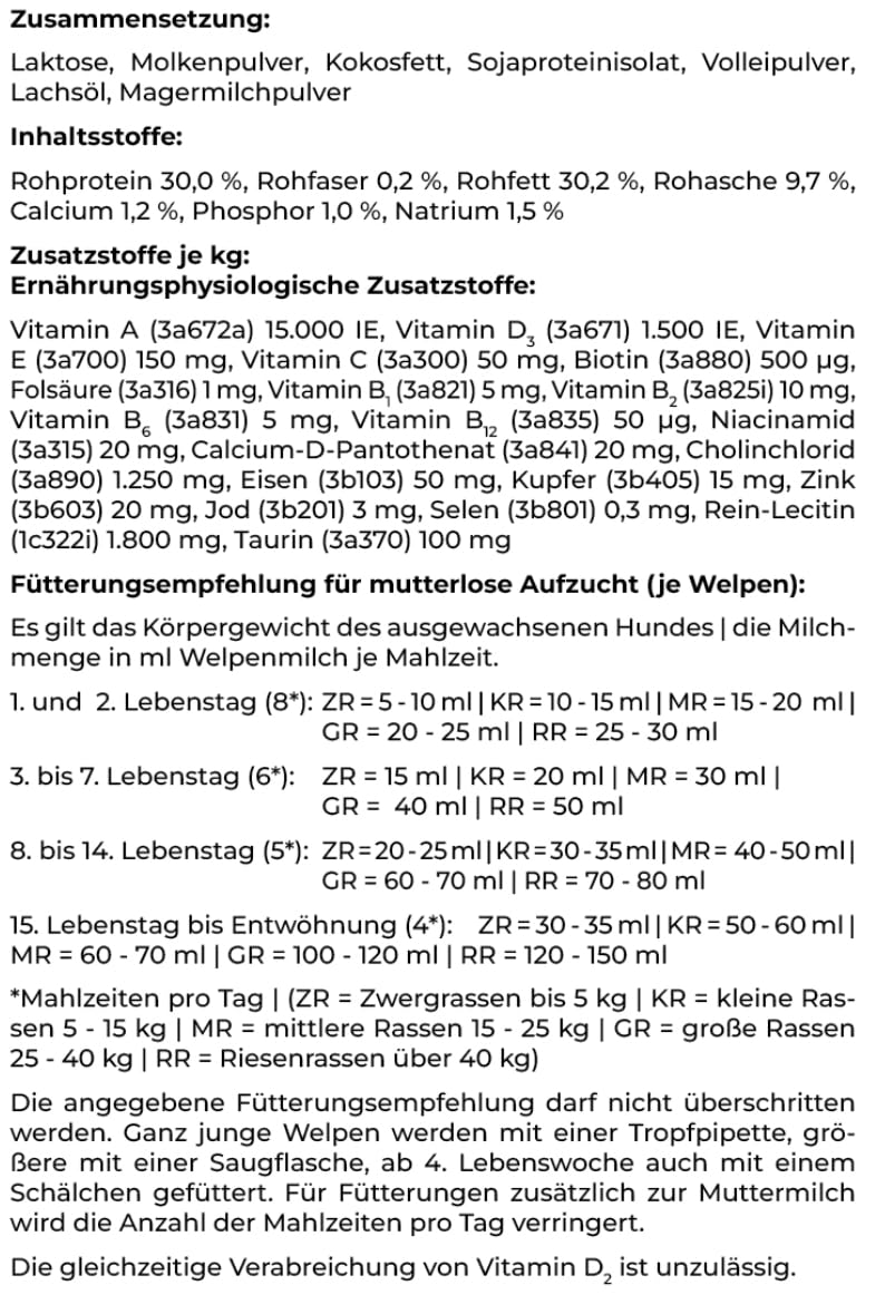Canina Welpenmilch, 450 g