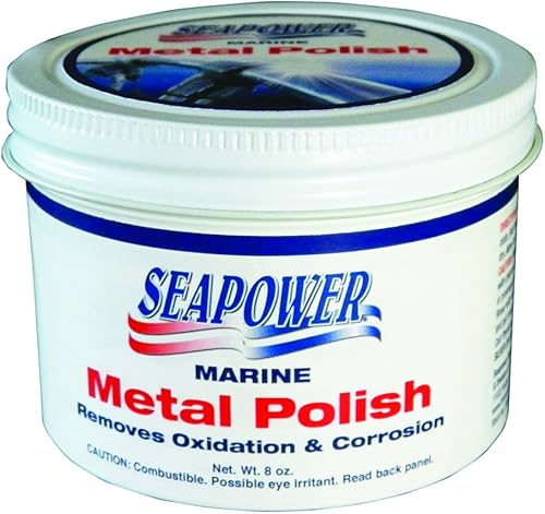 Seapower SMPO-8 Marine Metal Polish and Scratch Remover - 8 oz.
