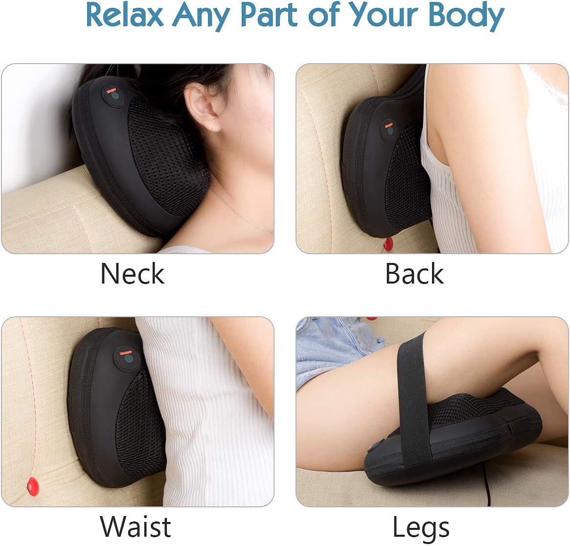Generic Massage Cushion for Back, Pain Relief Massage Pillow