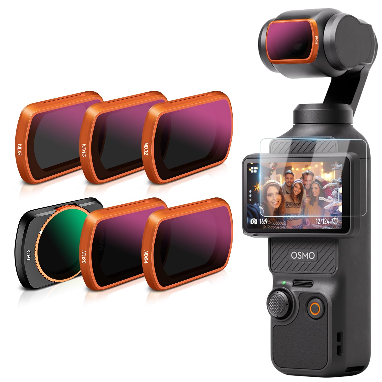 Amazon | MINGVEN Osmo Pocket 3 磁気NDフィルターセット + CPL