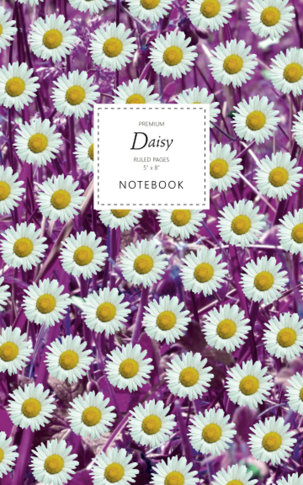 Daisy Notebook, Ruled Pages, 5x8