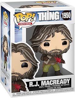 Funko Pop! Movies: The Thing - RJ R.J. MacReady - Vinyl-Sammelfigur - Geschenkidee - Offizielle Handelswaren - Spielzeug Für Kinder und Erwachsene - Horror Fans - Modellfigur Für Sammler und Display