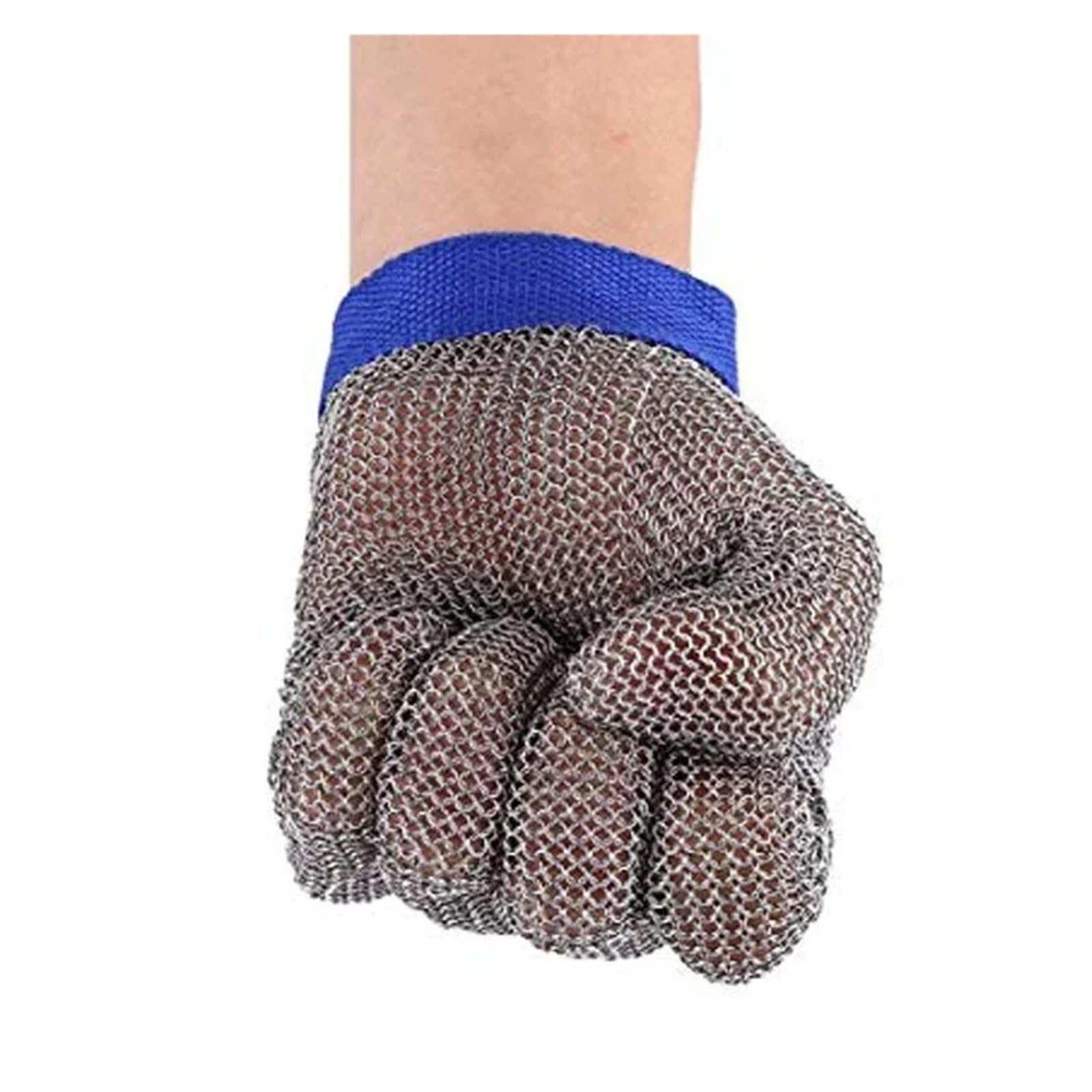 Guantes de trabajo resistentes a cortes Guantes resistentes al corte de acero inoxidable, guante de malla de nivel 5, cadena anticorte, protección for cocina, guante limpiador de carnicero Operación a