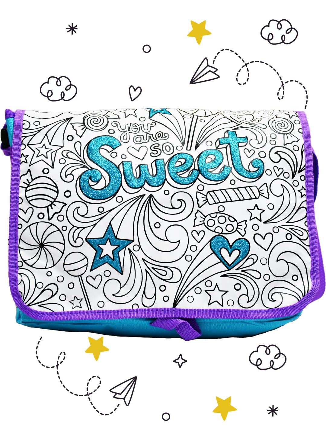 Color Your Own Sweet Shoulder Bag