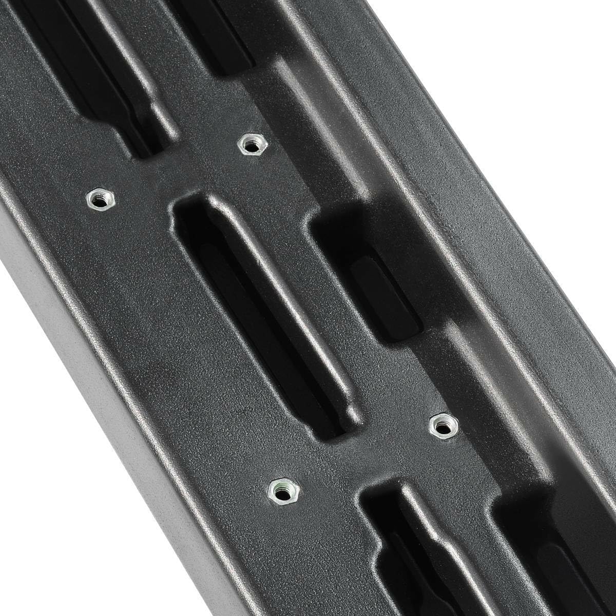 6" ABS Nerf Bars Side Steps Running Boards Fit for J-P Wrangler JL 4 Door 2018-2026