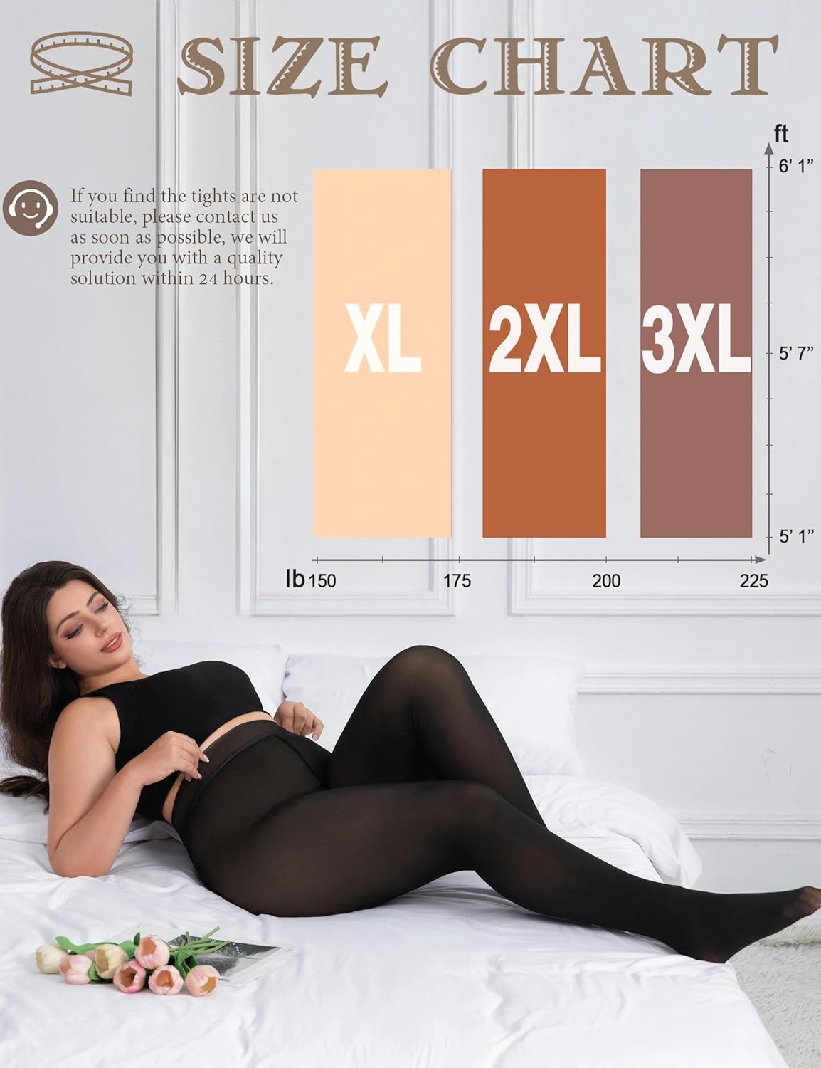 Plus Size Fleece Lined Tights Women Sheer Warm Pantyhose Leggings Fake Translucent Thermal Winter Thick Large Tights - Image 6
