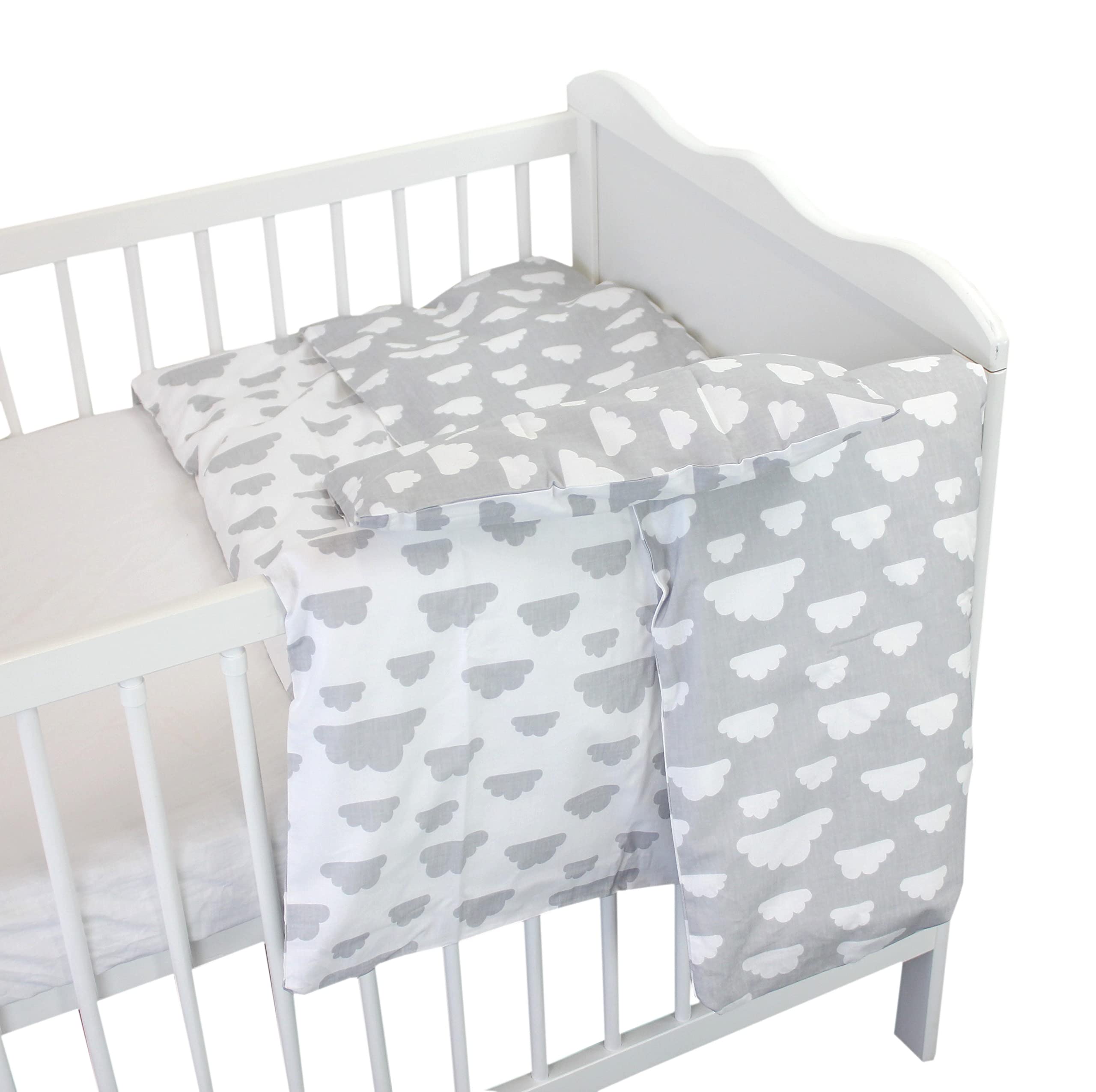 TupTam Juego de Ropa de Cama para Niños, de 2 Piezas., Conejo/Rosa/Lunares, 120x90 cm — view 20