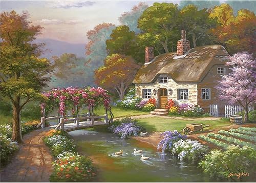 Anatolian Puzzle - Rose Cottage, rompecabezas de 3000 piezas, #4917