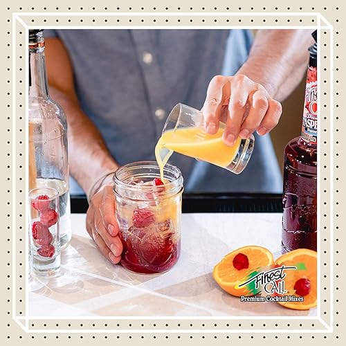 Miniatura 2 de Finest Call Premium Mezcla de bebidas puras de frambuesa fruta, botella de 1 litro (33.8 onzas líquidas)