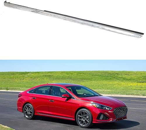 Miniatura 2 de munirater Repuesto de moldura cromada delantera derecha para Sonata 87772C1500 2018-2019